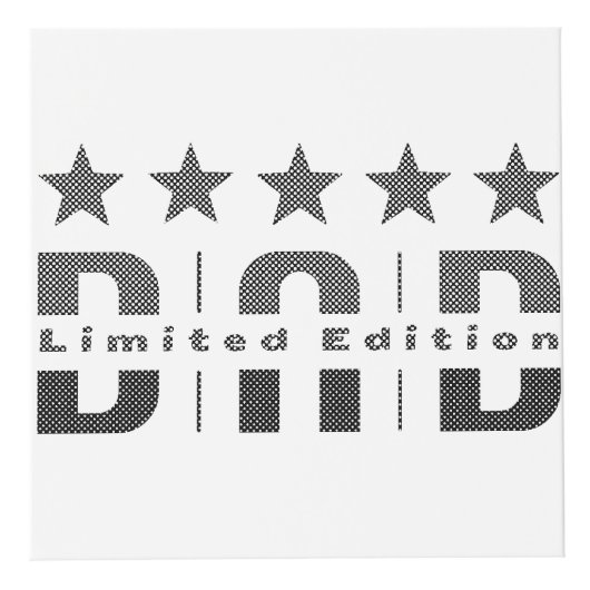 Dad Limited Edition Kubus (Voorkant)