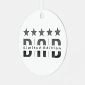 Dad Limited Edition Metalen Ornament (Voorkant links)