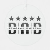 Dad Limited Edition Metalen Ornament (Voorkant)