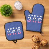 Dad Limited Edition Ovenwant & Pannenlap Set (Top down)