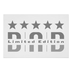 Dad Limited Edition Perfect Poster