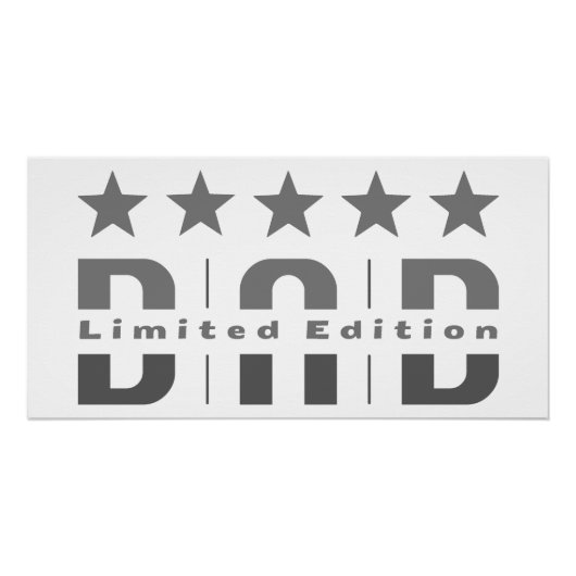 Dad Limited Edition Perfect Poster (Voorkant)