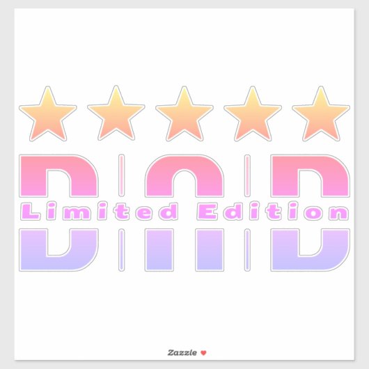 Dad Limited Edition Sticker (Vel)