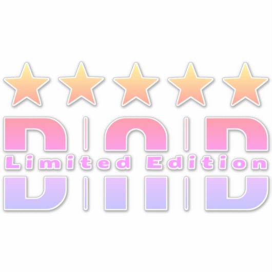 Dad Limited Edition Sticker (Voorkant)