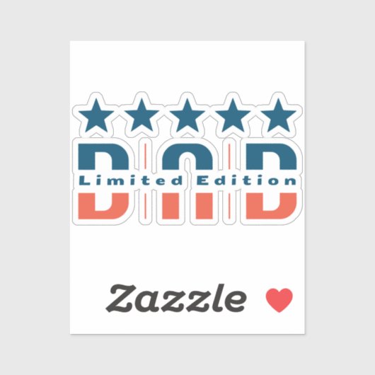 Dad Limited Edition Sticker (Vel)