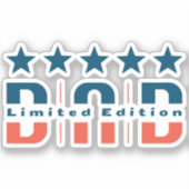 Dad Limited Edition Sticker (Voorkant)