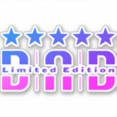 Dad Limited Edition Sticker (Voorkant)