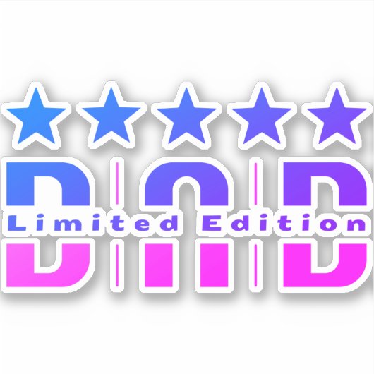 Dad Limited Edition Sticker (Voorkant)