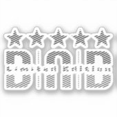 Dad Limited Edition Sticker (Voorkant)