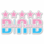 Dad Limited Edition Sticker (Voorkant)