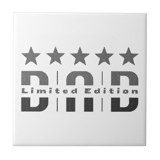 Dad Limited Edition Tegeltje (Voorkant)