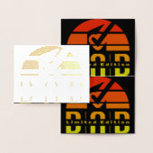 Dad Limited Edition: Vaderschap als zichtbaar gevo Folie Kaarten (Display)
