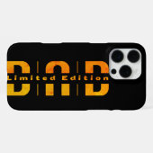 Dad Limited Edition: Vaderschap als zichtbaar gevo iPhone Hoesje (Achterkant horizontaal)