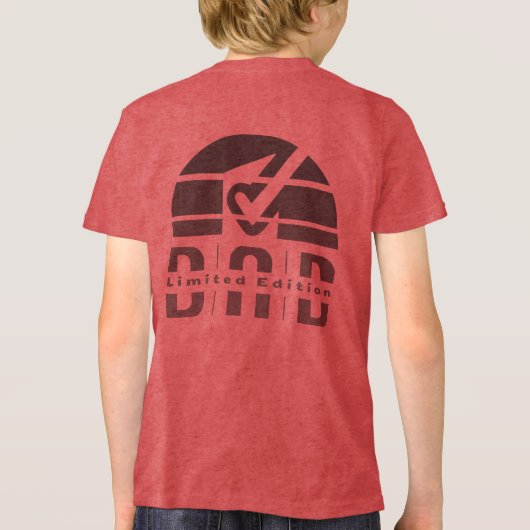 Dad Limited Edition: Vaderschap als zichtbaar gevo Tri-Blend Shirt (Achterkant)