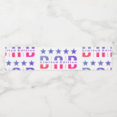 Dad Limited Edition Waterfles Etiket (Enkel label)