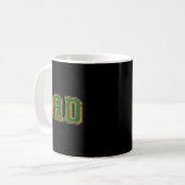 Dad Logo Clic Bold Font Fathers Day Irish Dad P Gr Koffiemok (Voorkant links)