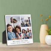 Dad Love You 3 Fotocollage Fotoplaat