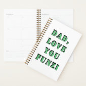 DAD, LOVE YOU FUNZI 2 PLANNER (Display)