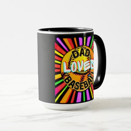 DAD LOVES BASEBALL MOK (Voorkant rechts)