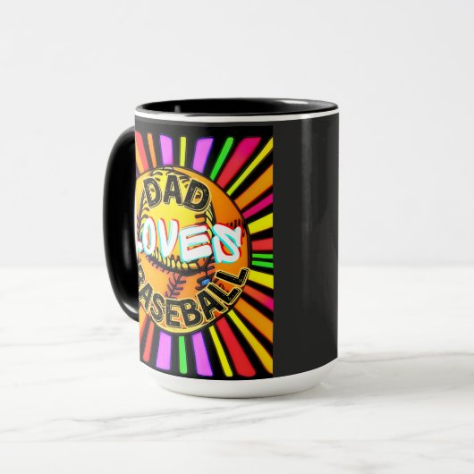 DAD LOVES BASEBALL MOK (Voorkant links)