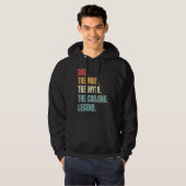 Dad Man Myth Cooking Legend  Fathers Best Cook Dad Hoodie (Voorkant volledig)