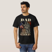 dad man myth legend veteraan t-shirt (Voorkant volledig)