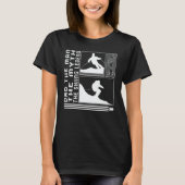 Dad Man The Myth The Skiing Legend Skiing Skier Wi T-shirt (Voorkant)