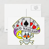 Dad Mans Hand Old School Tattoo Briefkaart (Voorkant / Achterkant)