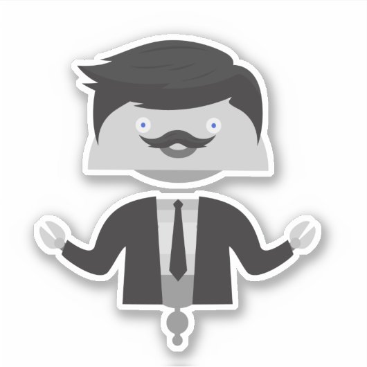 Dad Mia Sticker (Voorkant)