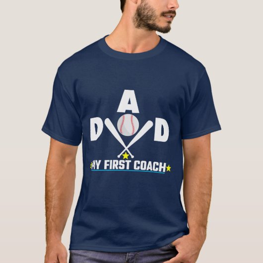 DAD Mijn eerste coach T-shirt (Voorkant)