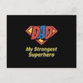 DAD Mijn sterkste superheld Briefkaart (Voorkant)