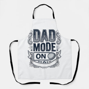 Dad Mode Aan Vintage Gravure Shirt Ontwerp_1 Schort