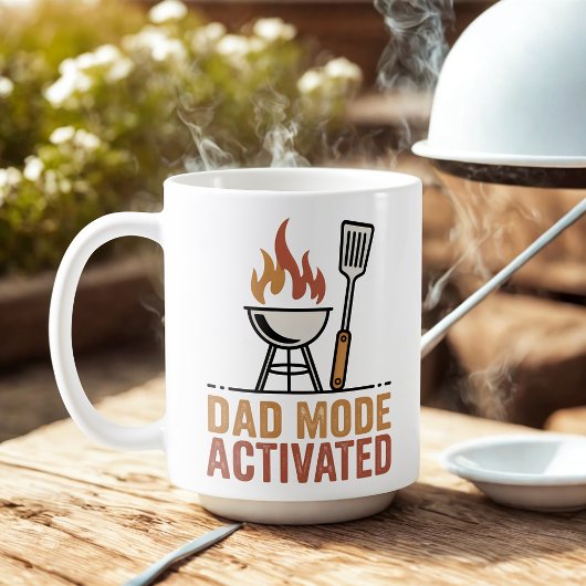 Dad Mode Activated | Fatherhood Humor Design Koffiemok
