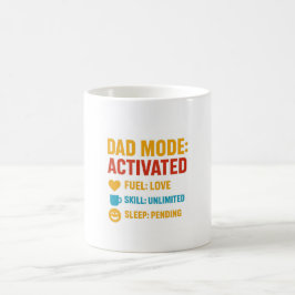 Dad Mode Activated Funny Vaderdag Gift Koffiemok