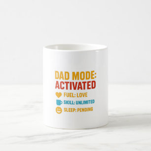 Dad Mode Activated Funny Vaderdag Gift Koffiemok