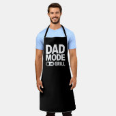 Dad Mode Grill On Funny BBQ Dad Quote Schort (Gedragen)