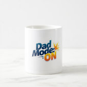 Dad Mode ON Coffee Mok – Grappig Vaderdag cadeau (Center)