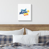 Dad Mode ON Wall Art – Grappig Canvas voor Vaders