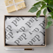 DAD Moderne Typografie Vaderdag Patroon Joy Kinder Tissuepapier (Geschenk)