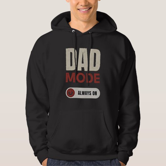 DAD MODUS ALTijd AAN Hoodie (Voorkant)