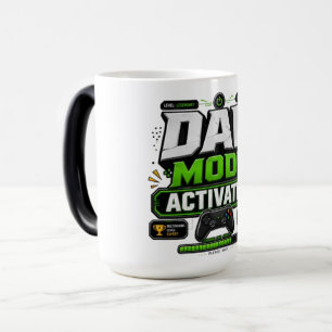 Dad-modus geactiveerd Funny gamedad Vaderdag Magische Mok