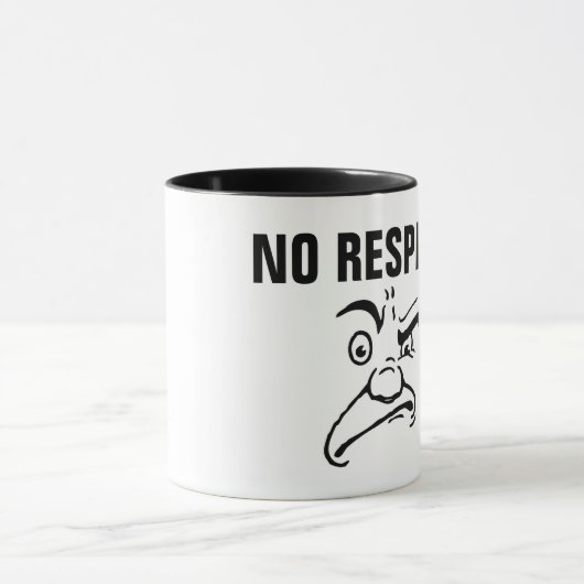 DAD-MOKKEN, GEEN RESPECT Koffiebuizen Mok (Midden)