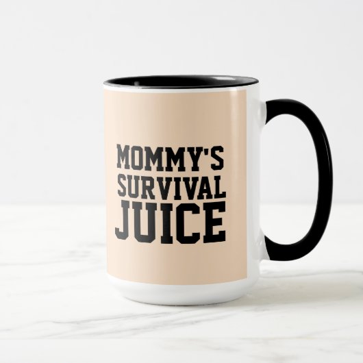 DAD MOMMY'S OVERLEVENDE JUICE COFFEE MOK (Rechts)