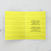 Dad, musical Father's day card met violin Kaart (Binnen)