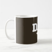 Dad Mustache Mug Brown and White Koffiemok (Links)