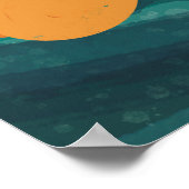 Dad - Nationale Papa Appreciation Day Groen Poster (Hoek)