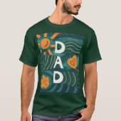 Dad - Nationale Papa Appreciation Day Groen T-shirt (Voorkant)