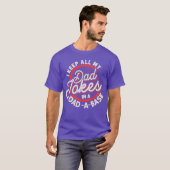 Dad Nerdy Vader Database Geeky Dad Joke Boy T-shirt (Voorkant volledig)