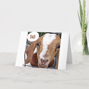 DAD-NO KIDDING ROND UW BIRTHDAY ZEGT GOAT KAART