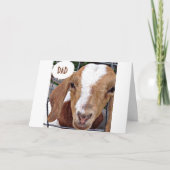 DAD-NO KIDDING ROND UW BIRTHDAY ZEGT GOAT KAART (Voorkant)